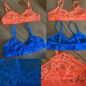 Sexy Lace Neon Bras Unlined (XS-S)